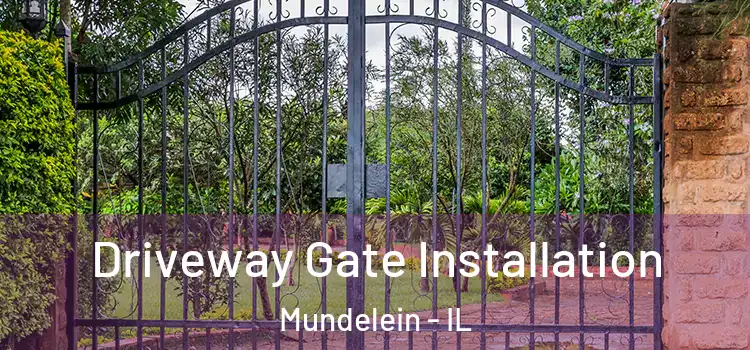  Driveway Gate Installation Mundelein - IL